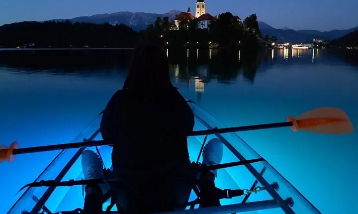 Guided Clear Kayak Tour in Bled