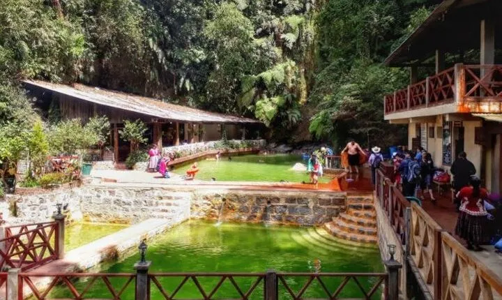 Quetzaltenango and Fuentes Georginas Hot Springs from Panajachel