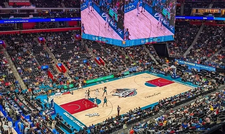 Detroit Pistons Basketball Game at Little Caesars Arena