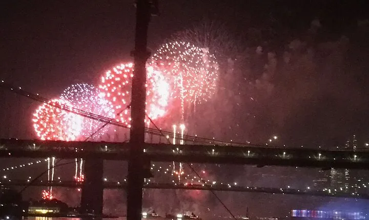 NYC: July 4 Macys Fireworks Cruise over Statue of Liberty 