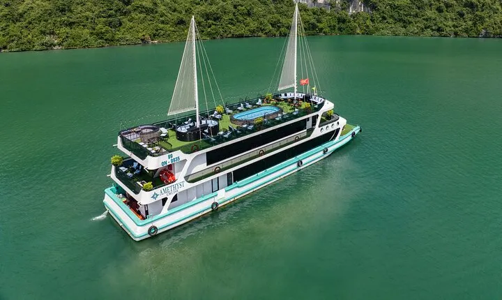 Amethyst 5 Star Cruise Luxury Halong 1 Day Trip From Harbor