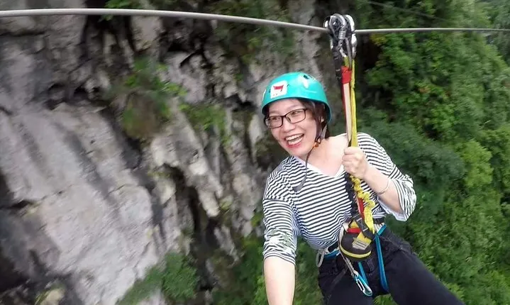 Yangshuo Via Ferrata with Round way private transfer from Guilin hotel