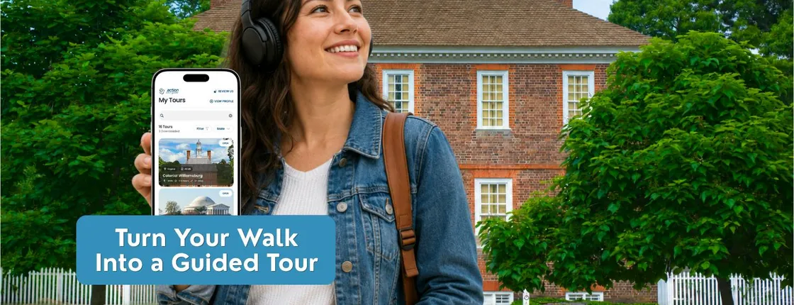 Colonial Williamsburg self-guided audio walking tour