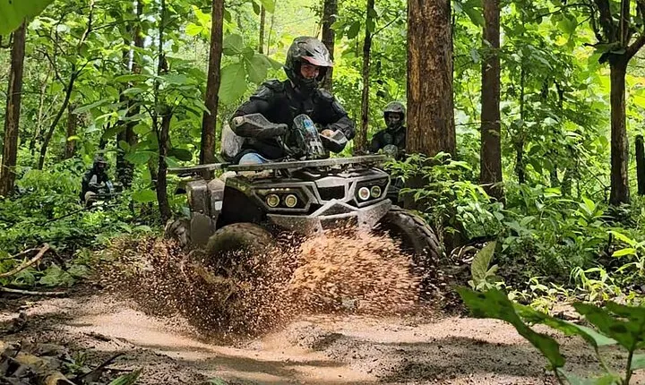 7 Hour Sticky Waterfall and ATV Guided Adventures