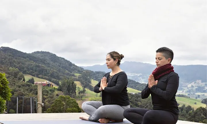 Muisca Yoga and Hike in Neusa Reservoir