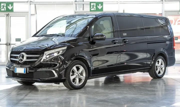 Arrival by Luxury Van from Fiumicino airport FCO to Rome City