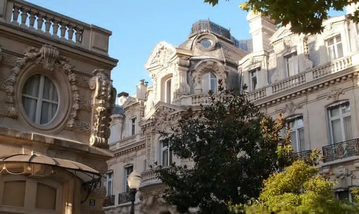 Architectural Bourgeois Paris 19th Century