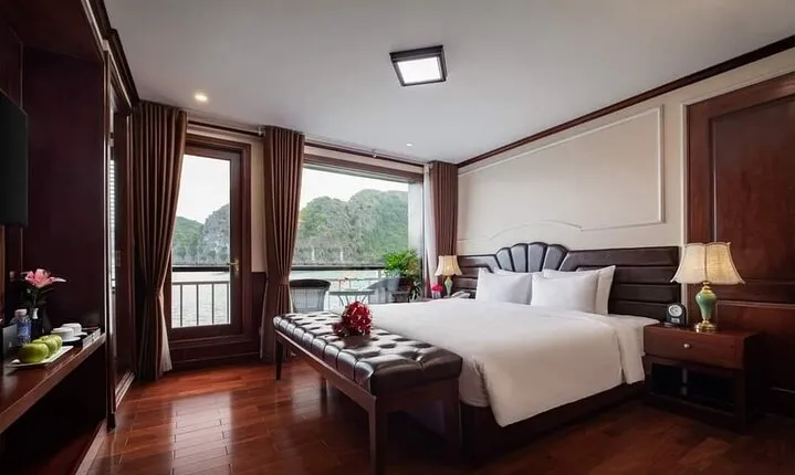5 Star Cruise 2 Days visit Halong Bay Lan Ha Bay Private Balcony