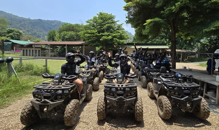 7 Hour Sticky Waterfall and ATV Guided Adventures