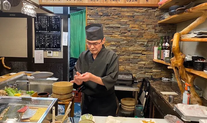 Learning Sushi from a Professional Sushi Chef in Osaka