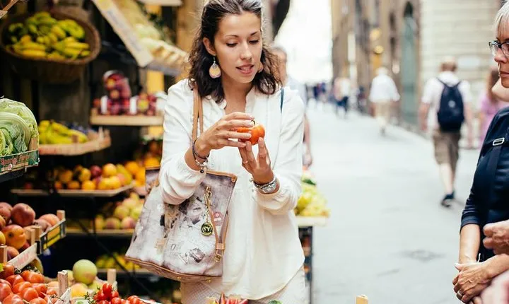 Cooking Class and Lunch at a Tuscan Farmhouse with Local Market Tour from Florence