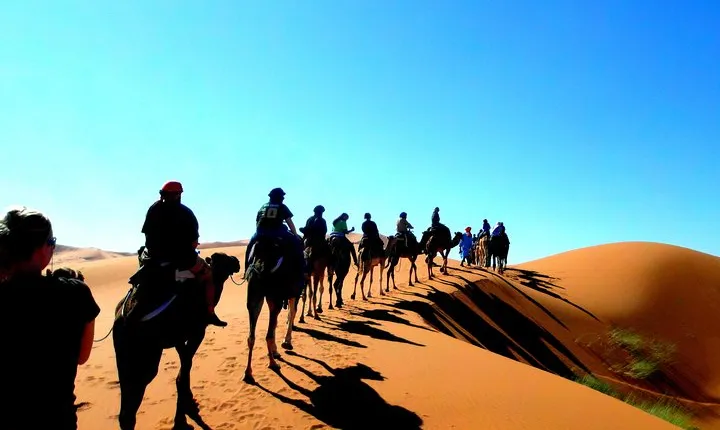 5 Day Desert tour from Fes to Marrakech With Erg Chebbi dunes , Camel Trekking