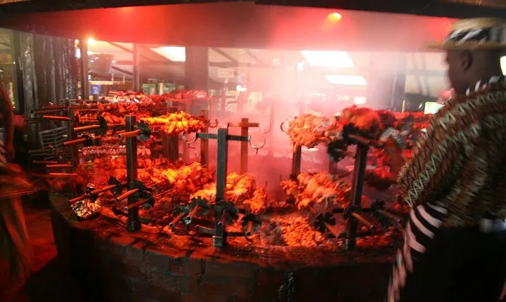 Lunch at Carnivore Restaurant in Nairobi
