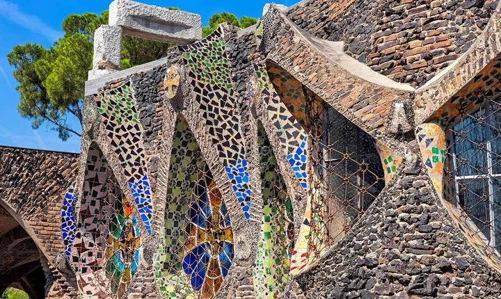 Colonia Guell & Gaudi Crypt Admission Ticket with Audioguide