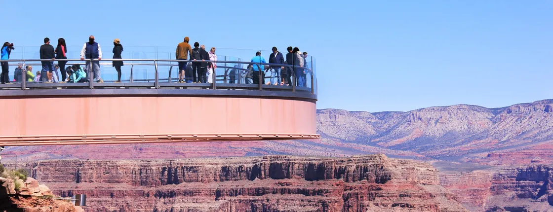 Grand Canyon West Rim day tour with Skywalk admission