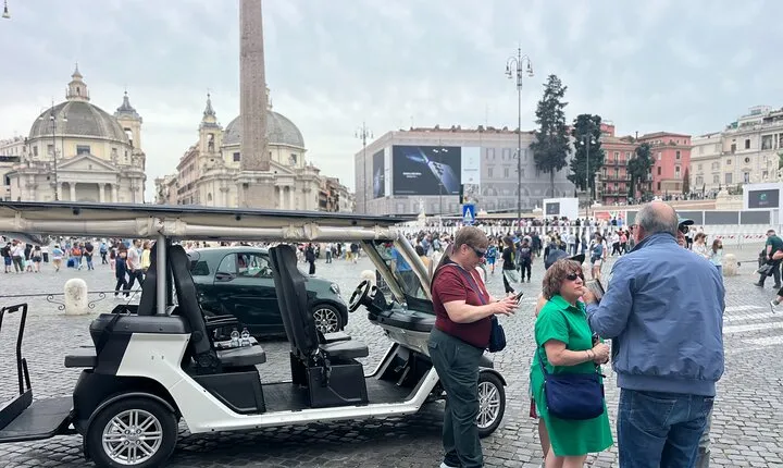 Rome Private Golf Cart Tour