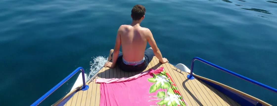 Romantic cruise for two people on the French Riviera
