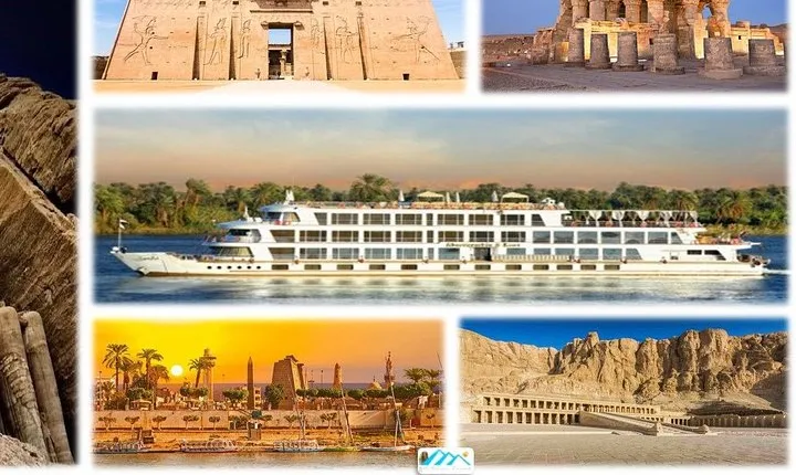5 Day - 4 Night Nile Cruise Ship Sailing Between Luxor and Aswan Upper Egypt