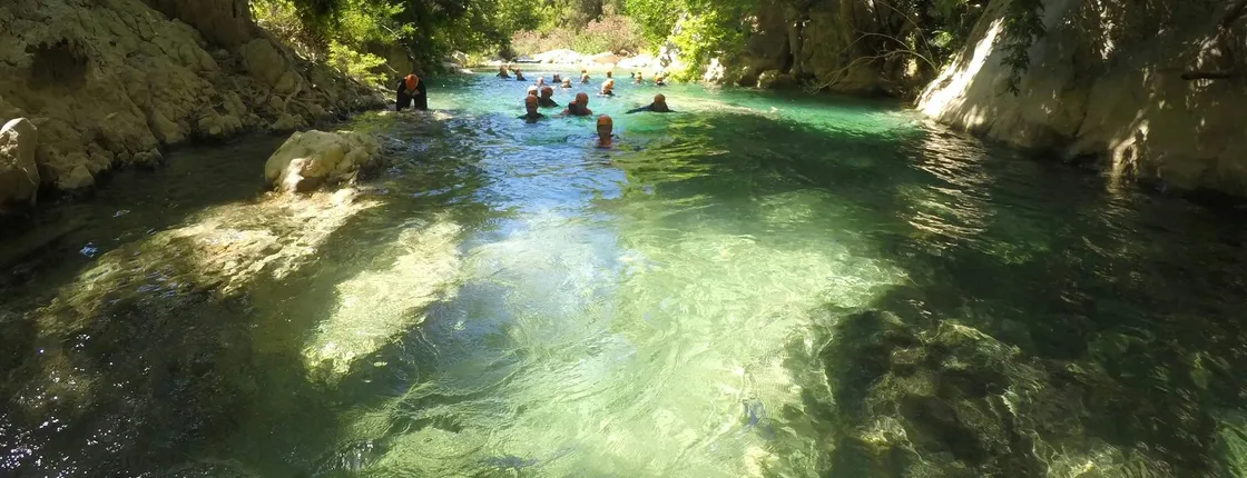 Antalya family outdoor adventure experience in Aladdin's Canyon