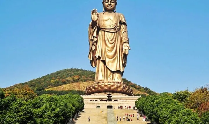 Wuxi Lingshan Buddhist Scenic Spot Self-Guided Tour with Private Transfer