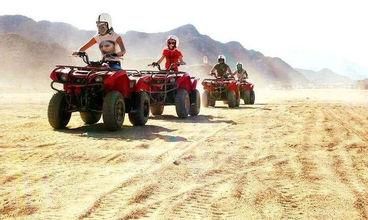 3-Hour Desert Safari ATV Quad Bike, Camel Ride, Transfer-Hurghada
