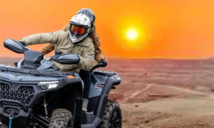 Marrakech Sunset Quad Bike in Agafay Desert+Camel Ride,Dinner,