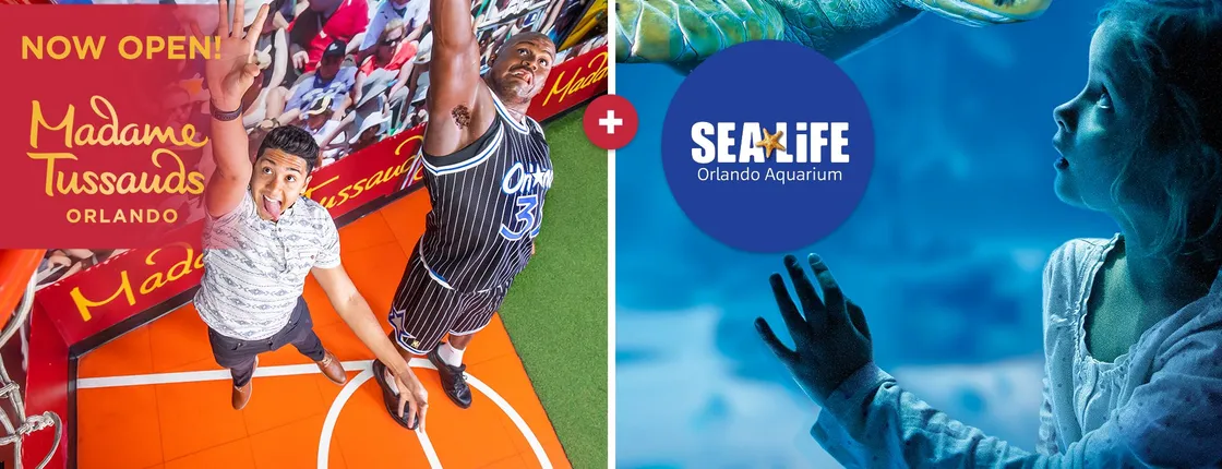 SEA LIFE Orlando Aquarium and Madame Tussauds combo ticket