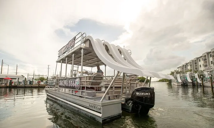 Pontoon Boat Rental with Slides from Key West
