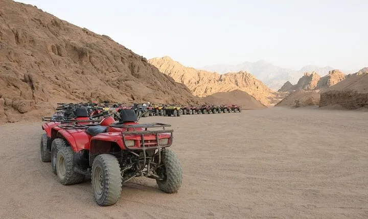 Super Moto Safari Adventure with Dinner in Marsa Alam
