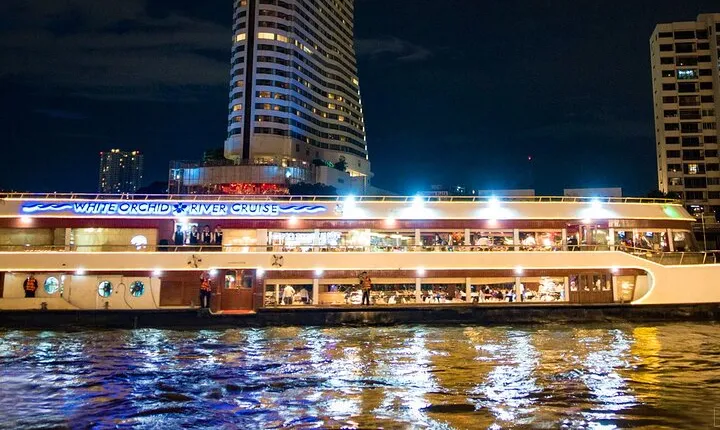 White Orchid Dinner River Cruise at Bangkok Admission Ticket