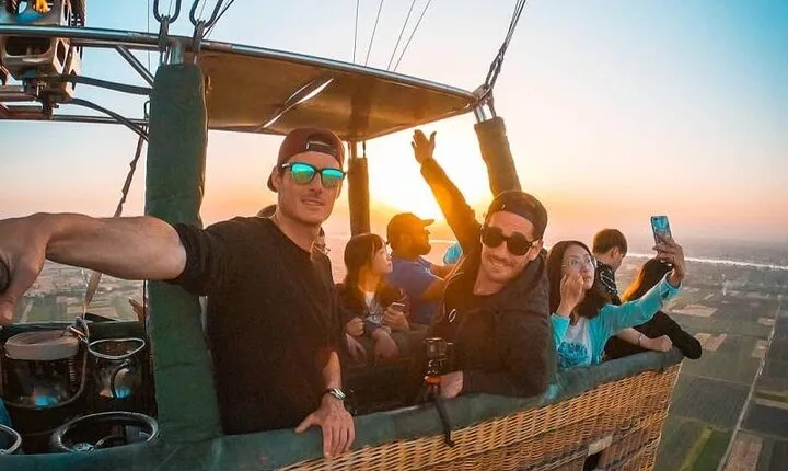 Enjoy One package Luxor Hot Air Balloon with Luxor Full Day Tour