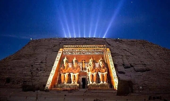 Sound and Light Show at Karnak Temple In Luxor