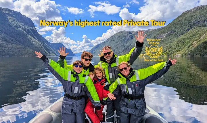 The Best Fjordcruise: Bergen fjord by Zodiac or Pontoon Boat