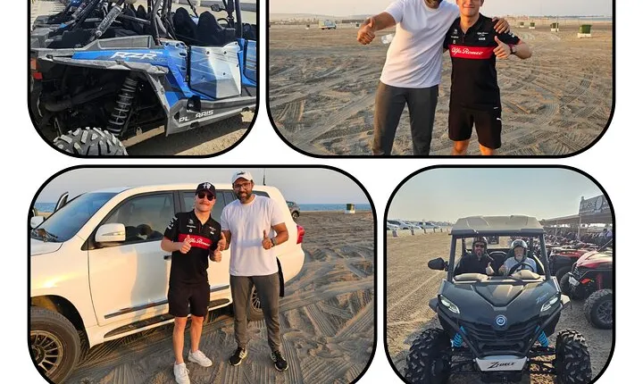 Doha Qatar ATV Quad Bike Buggy Dune Bashing and Camel Ride 