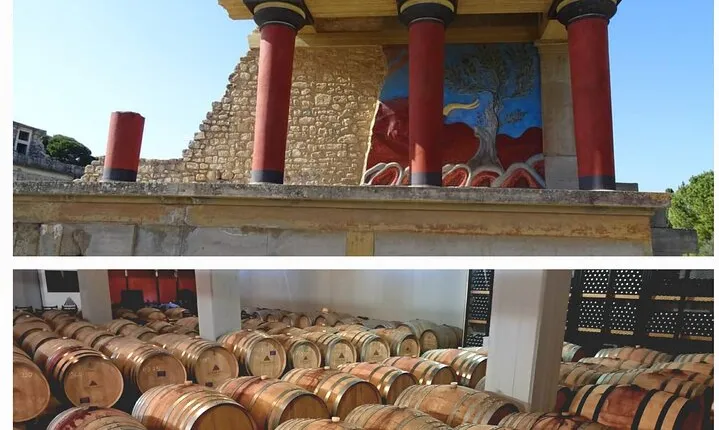 Knossos Palace Wine Raki & Olive Oil tasting in Heraklion