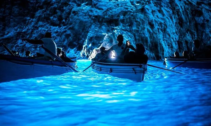 Capri Boat Tour with Optional Blue Grotto Visit from Sorrento