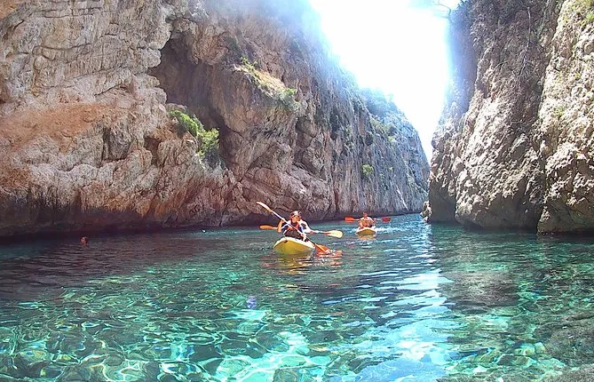 Excursion Kayak Granadella + Snorkeling + Picnic + Photos + Visit Caves