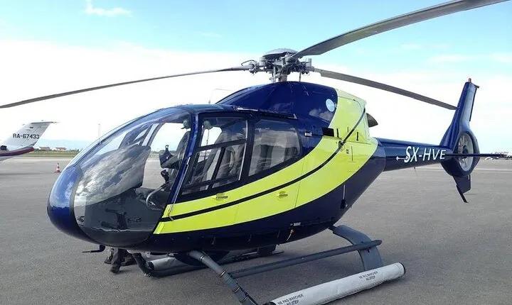 Private Helicopter Transfer from Athens to Tinos