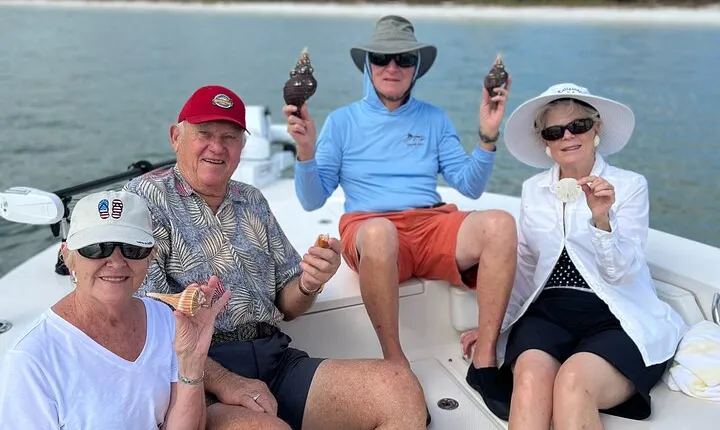 Private 4 HR Eco Tour, Shelling and Fishing, Marco Island FL