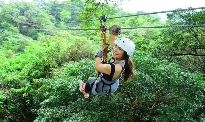 One day combo tour zipline, horseback riding, host springs family packages