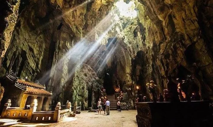 Private car transfer from Da Nang to My Son to Marble Mountain (round trip)