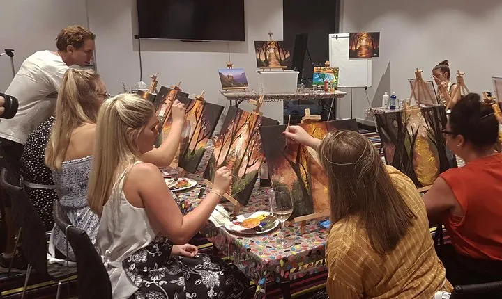 Paint and Sip BYO in Brisbane CBD Friday night
