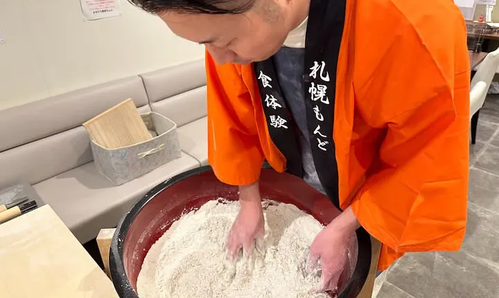 Popular NO2! Fully enjoy Hokkaido, fully enjoy Japanese cuisine, soba-making experience, tempura, venison shabu-shabu set plan
