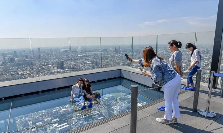 Bangkok Mahanakhon SkyWalk Entry ticket with Photo & Skyverse