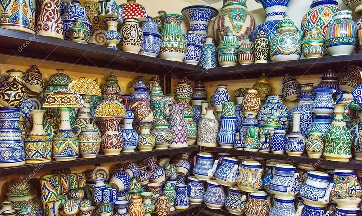 Moroccan Handicrafts Tour and Shopping in Medina of Fes, Morocco