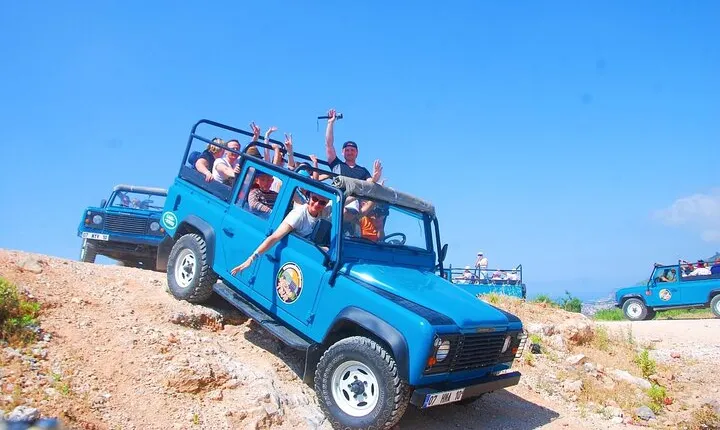Jeep Safari with Off-Road, Lunch, Boat Tour & Transfer from Side