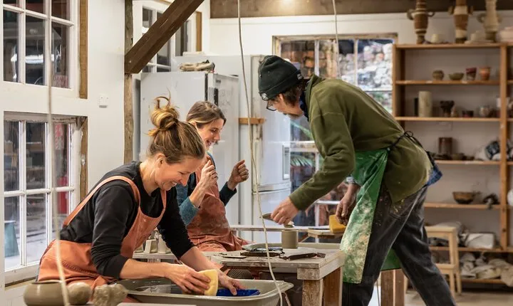 Creative Wheel Throwing Pottery Class in Coromandel 