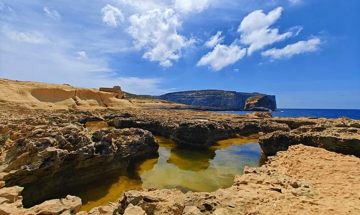 Gozo Full Day visiting Ggantija Temples, Salt Pans, Dwejra