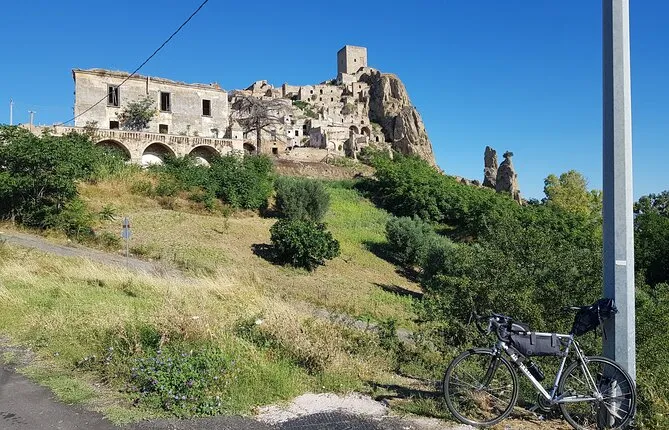 One Day Bike Tour to Craco with Lunch in Farmhouse