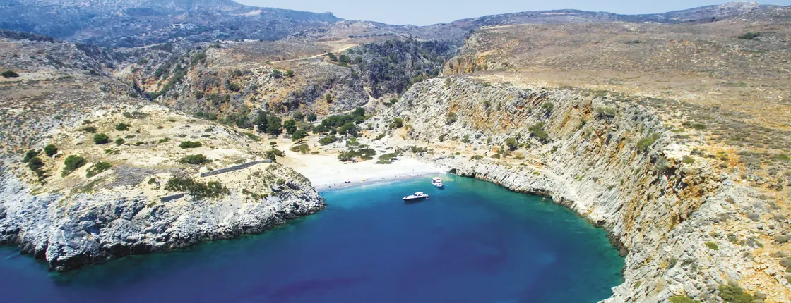 Chania boat and snorkelling cruise in Menies